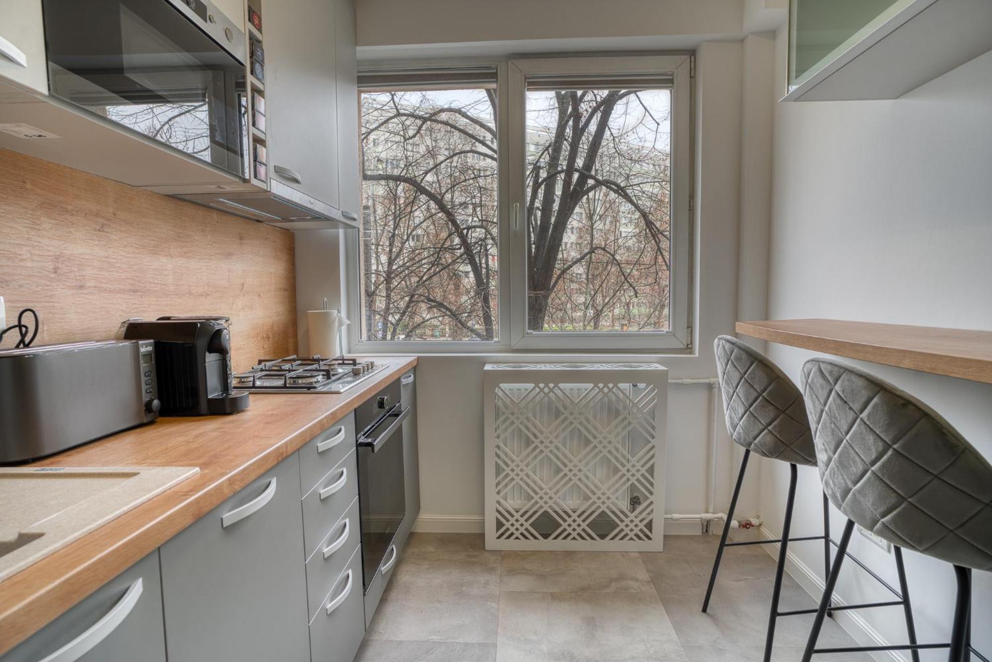 City Chic Retreat: Newly Renovated 1Br Apartment Bucarest Exterior foto